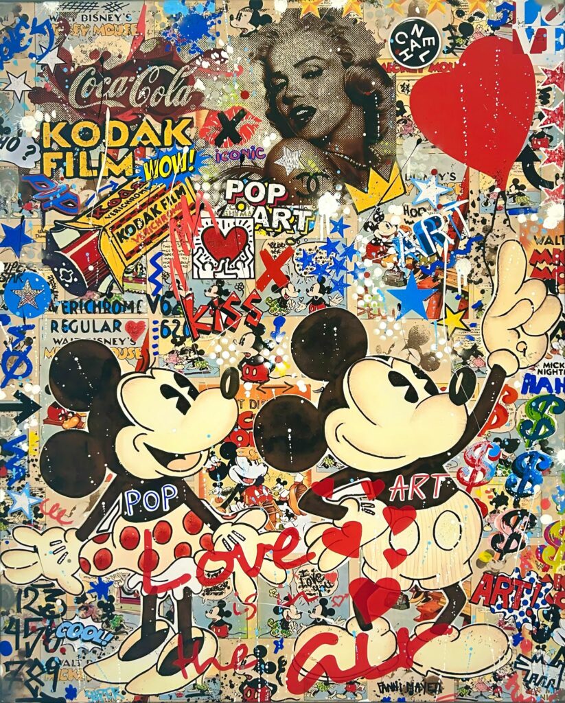 Love is in the air - 100x81 cm