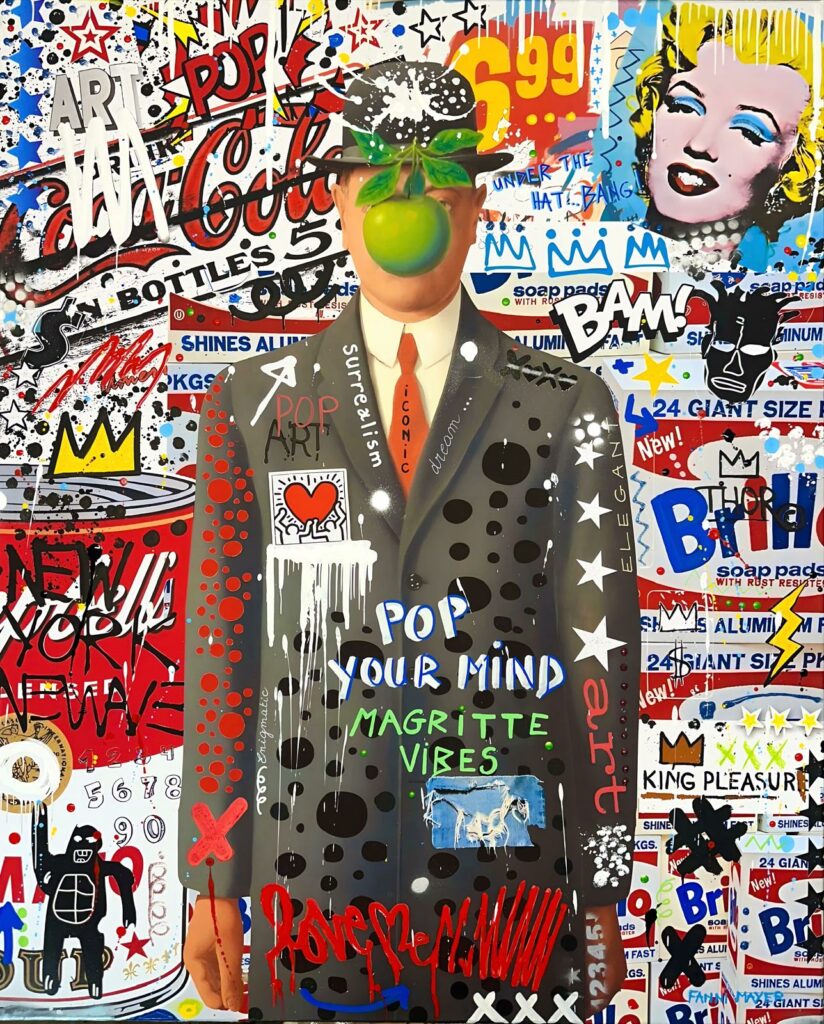 Magritte vibes - 100x81 cm