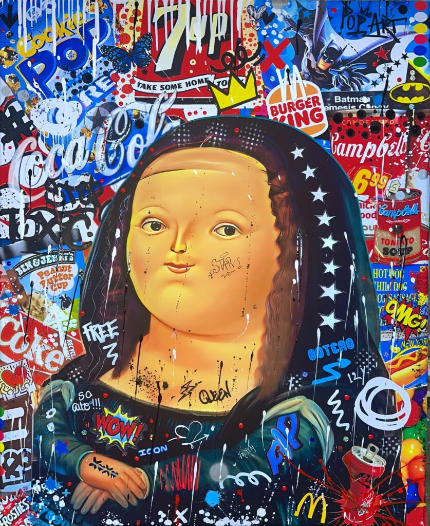 Mona Lisa pop art style - 100x81 cm