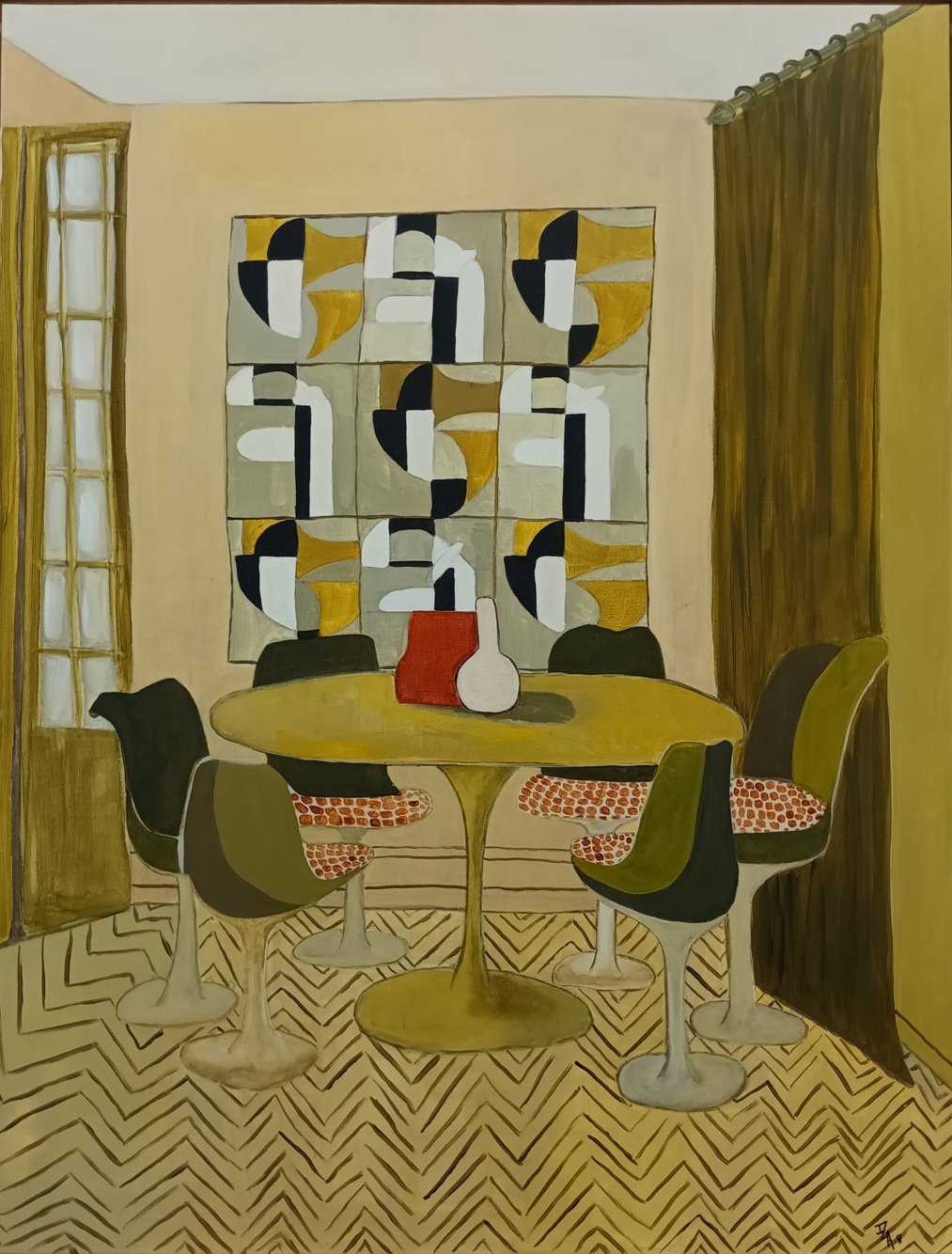 Tour de table arlésien 116x89cm