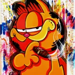 Garfield loves cigar — Eddy Vitalone