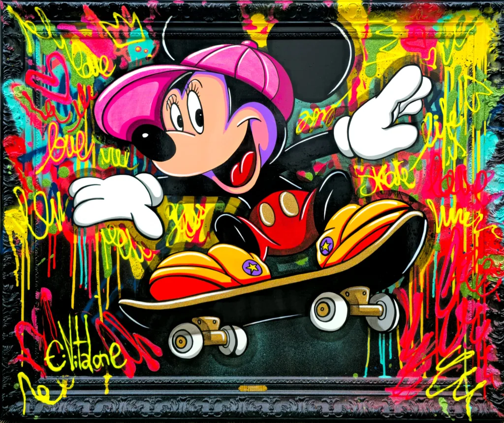 Mickey loves skateboard — Eddy Vitalone