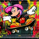 Mickey loves skateboard — Eddy Vitalone