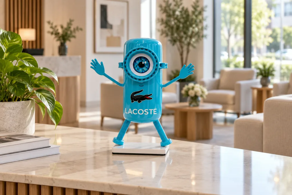 Petit Minion Lacoste — Vincent Duchêne — Salle d’attente