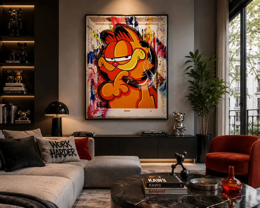 Garfield loves cigar — Eddy Vitalone — Salon