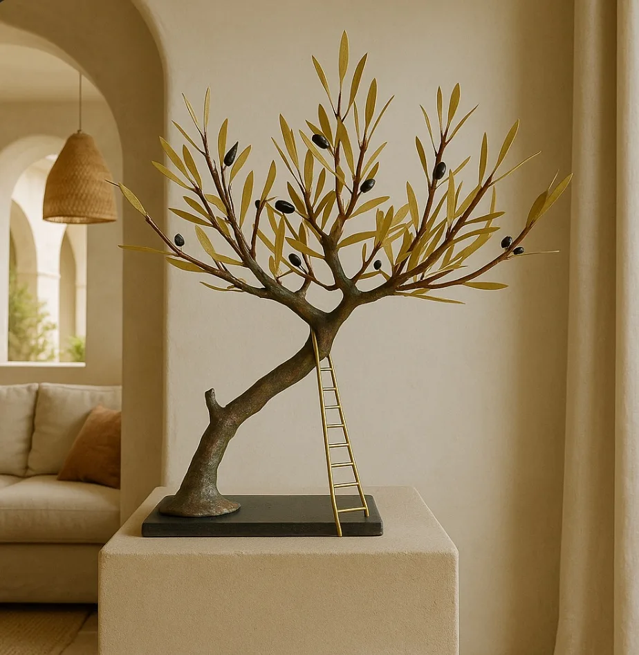 Olive Tree with Ladder (H34) — Aggelos & Filippos Panayiotidis — Salon