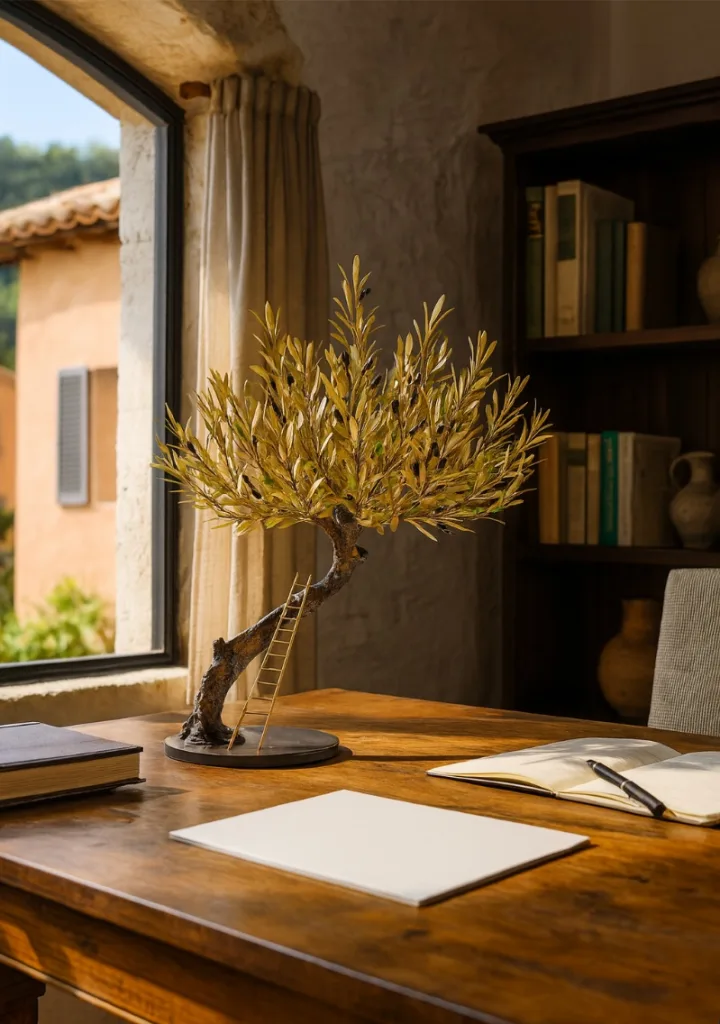 Olive Tree with Ladder (H55) — Aggelos & Filippos Panayiotidis — Bureau