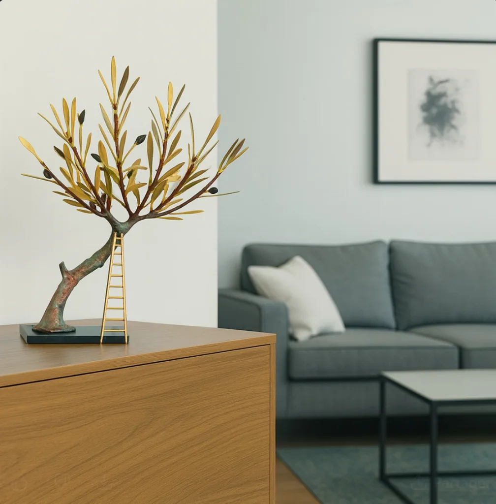 Olive Tree with Ladder (H34) — Aggelos & Filippos Panayiotidis — Salon