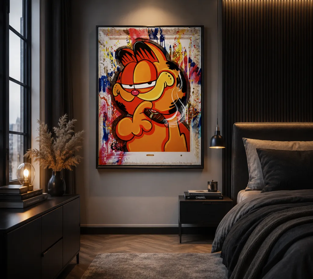 Garfield loves cigar — Eddy Vitalone — Chambre