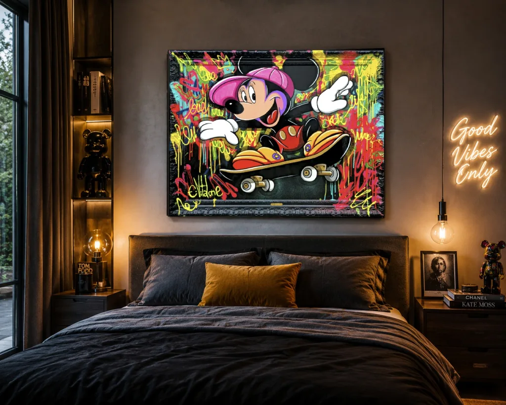 Mickey loves skateboard — Eddy Vitalone — Chambre