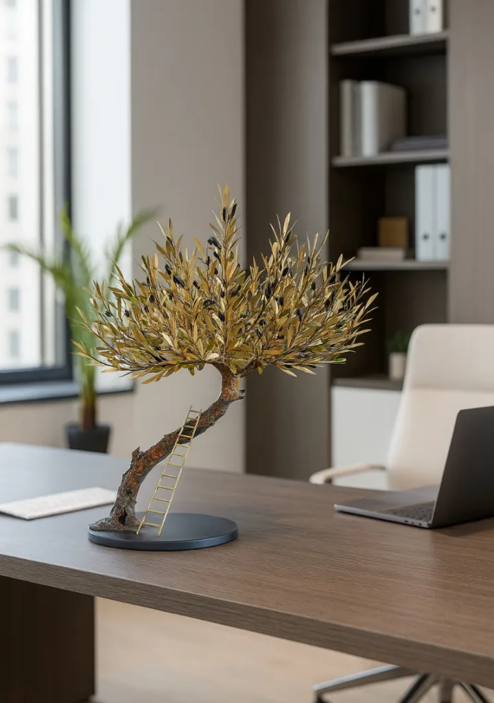 Olive Tree with Ladder (H55) — Aggelos & Filippos Panayiotidis — Bureau