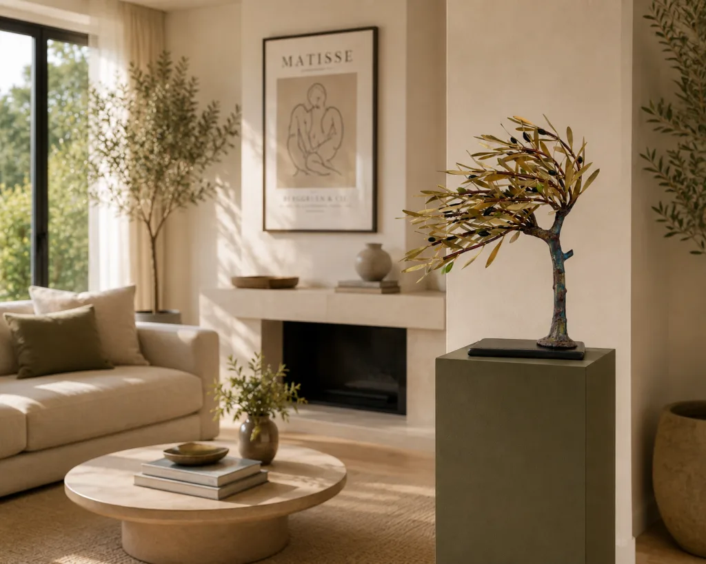 Windswept olive tree (H33) — Aggelos & Filippos Panayiotidis — Salon