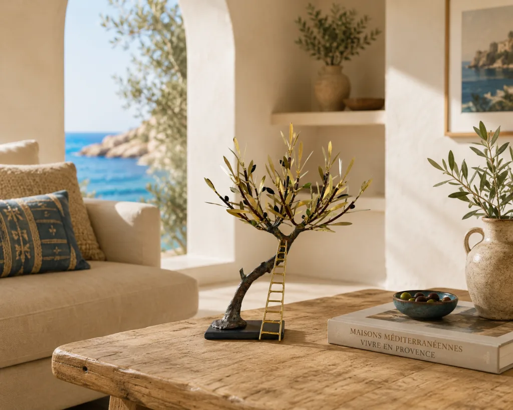 Olive Tree with Ladder (H34) — Aggelos & Filippos Panayiotidis — Salon