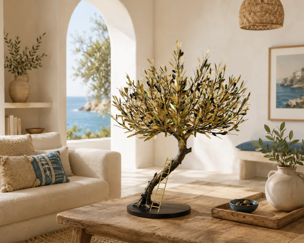 Olive Tree with Ladder (H55) — Aggelos & Filippos Panayiotidis — Salon