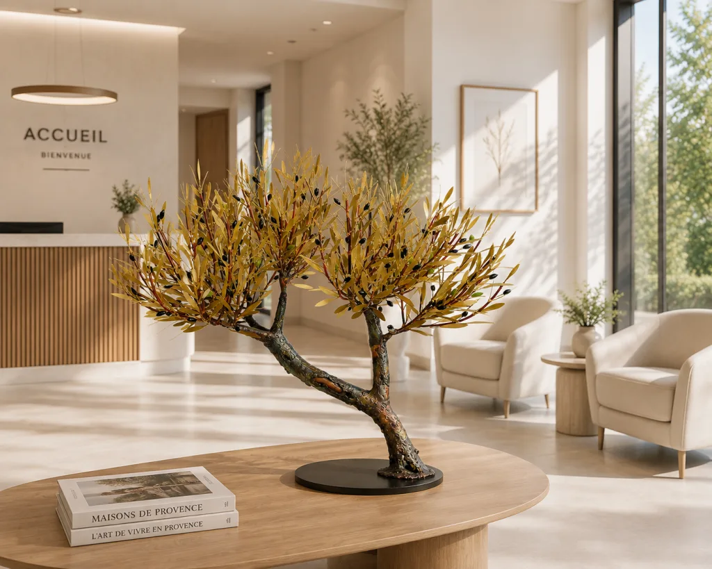 Olive Tree with double trunk (H58) — Aggelos & Filippos Panayiotidis — Salle d’attente