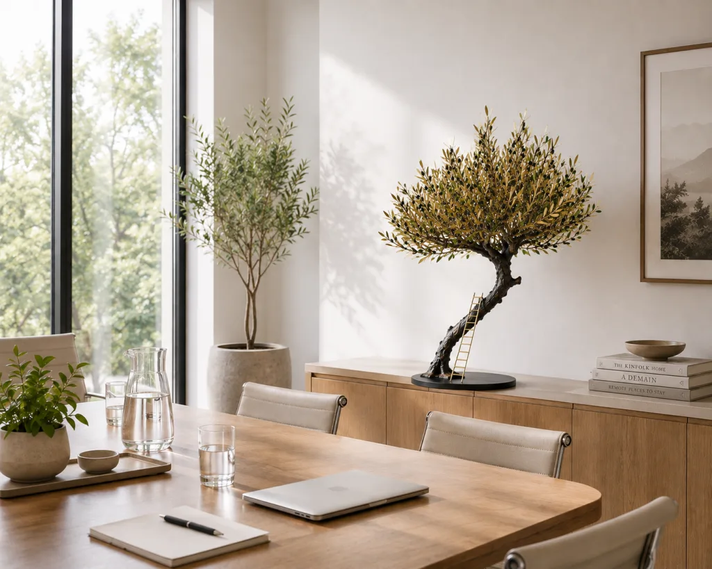 Olive Tree with Ladder (H55) — Aggelos & Filippos Panayiotidis — Salle de réunion