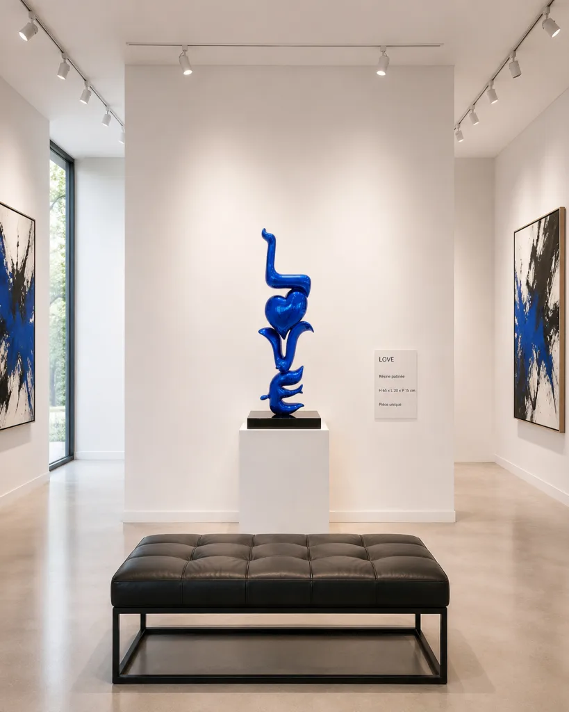 LEVEL LOVE BLEU (50/50) — Nouna — À la galerie