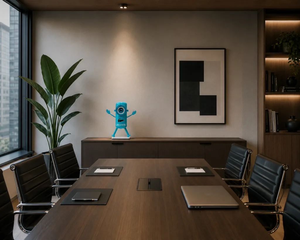 Petit Minion Lacoste — Vincent Duchêne — Salle de réunion