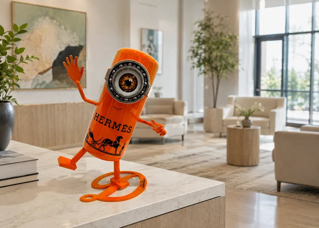Moyen Minion Hermès — Vincent Duchêne — Salle d’attente