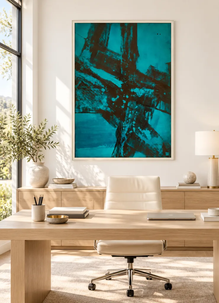 Bleu K — Franck CONTE — Bureau