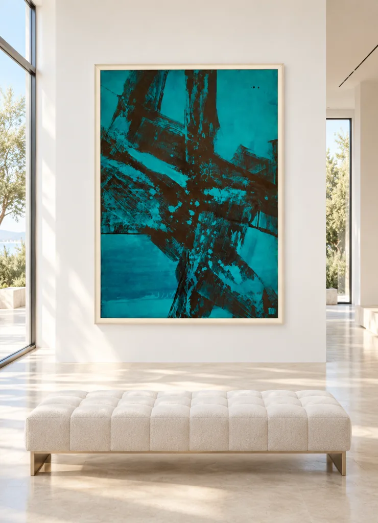 Bleu K — Franck CONTE — À la galerie