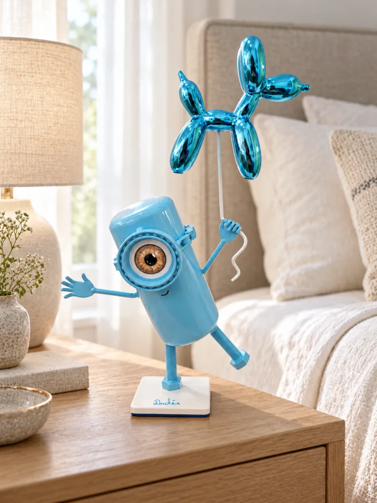 Minion Koons Cyan — Vincent Duchêne — Chambre