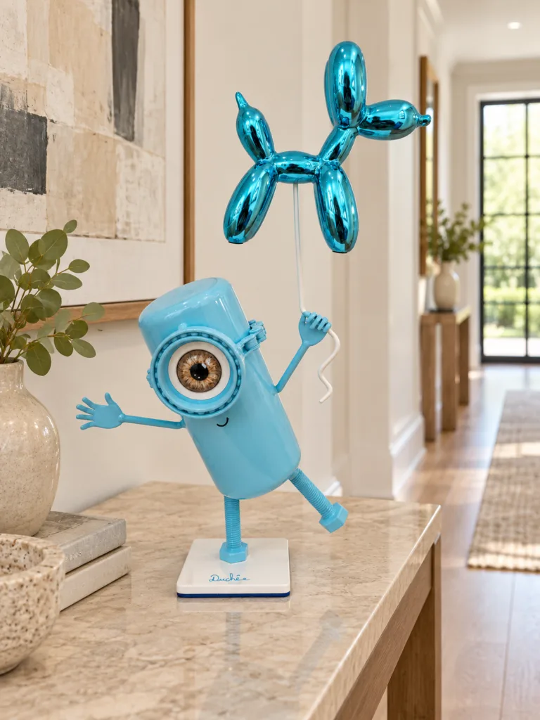 Minion Koons Cyan — Vincent Duchêne — Couloir